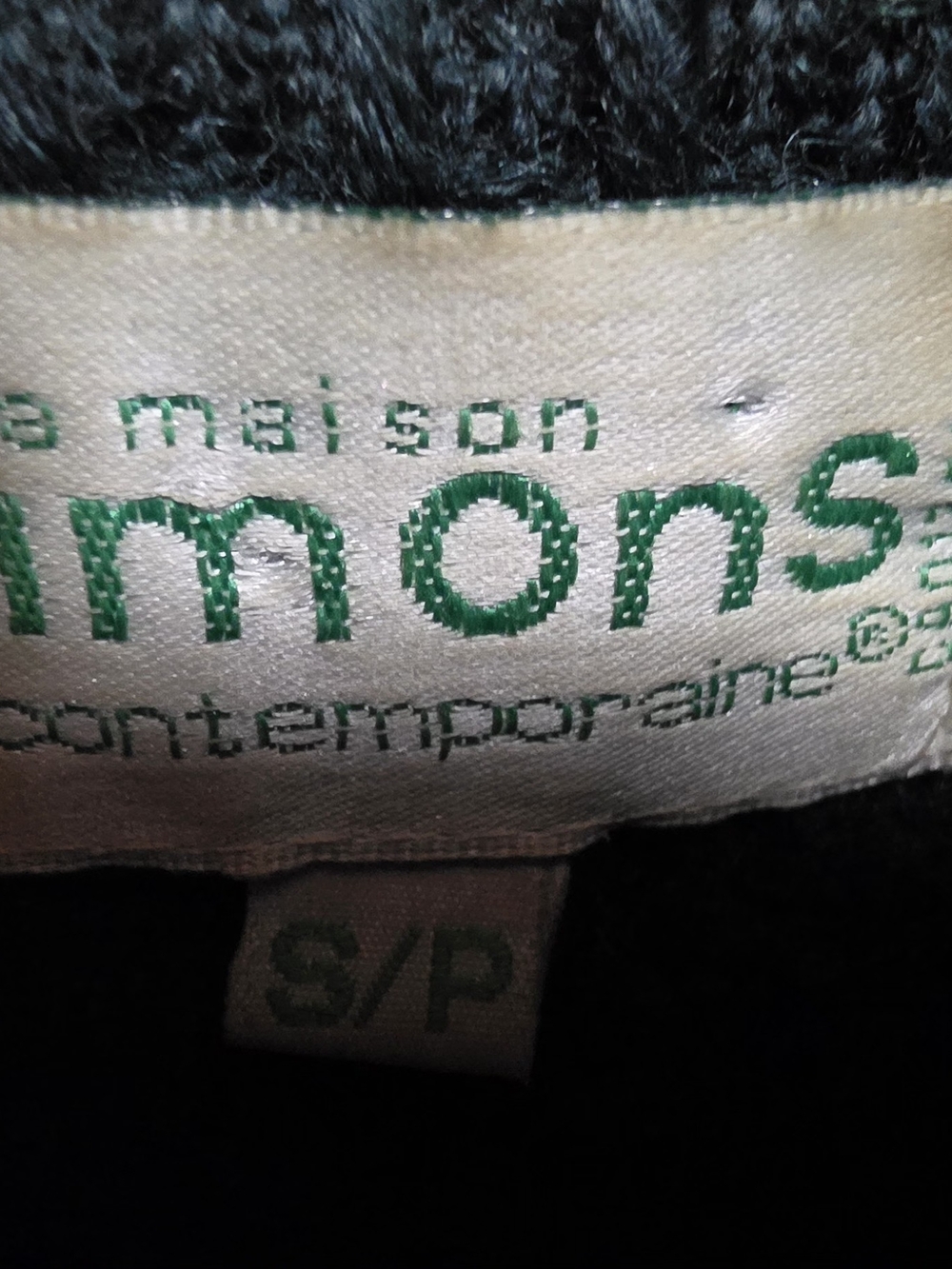 Simons Teal Embroidered Wool Cardigan with Pink and Cream Accents - Picture 2 of 2